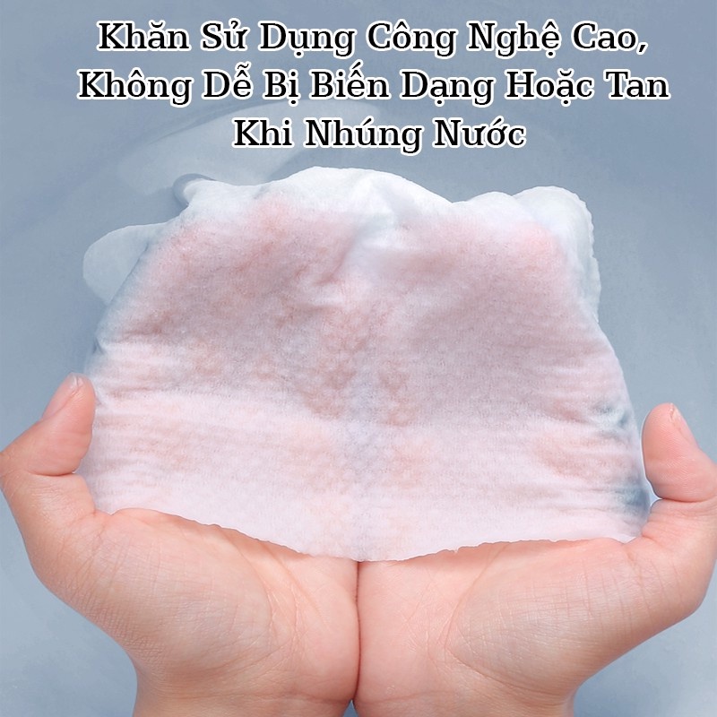 khăn lau mặt 1 lần animerry cuộn 40 khăn