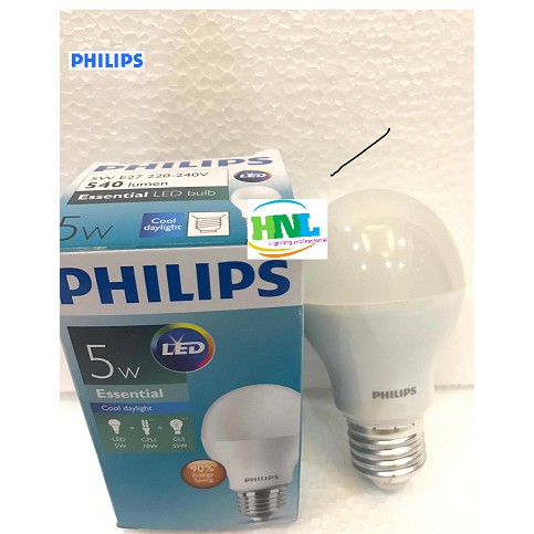 Bóng đèn Led buld ESSential 5w philips