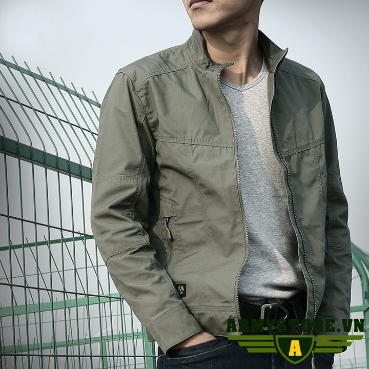 [HCM]Áo khoác nam phong cách lính Army không thấm nước ARM-845 (Đen)