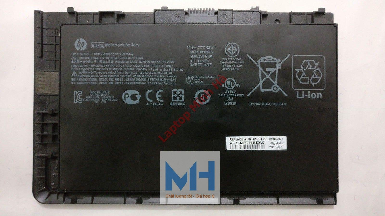 Pin laptop HP EliteBook Folio 9480 Zin