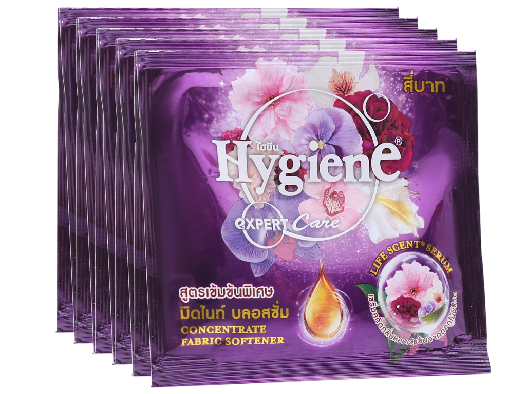 COMBO 2 DÂY ] NƯỚC XẢ ĐẬM ĐẶC HYGIENE 20ML [MÀU TÍM] THÁI LAN