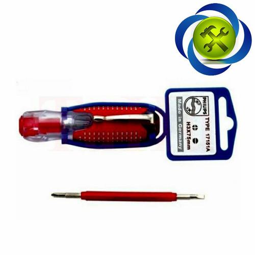 Bút thử điện 2 đầu philip đỏ