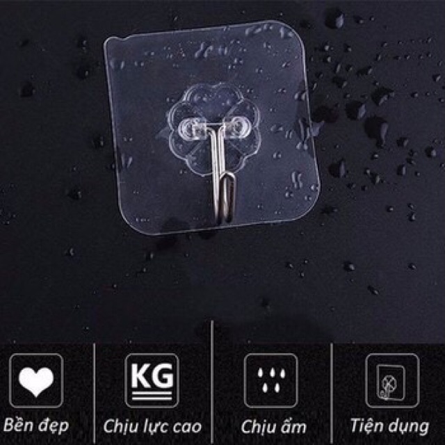 10 Móc dán tường siêu dính siêu chịu lực