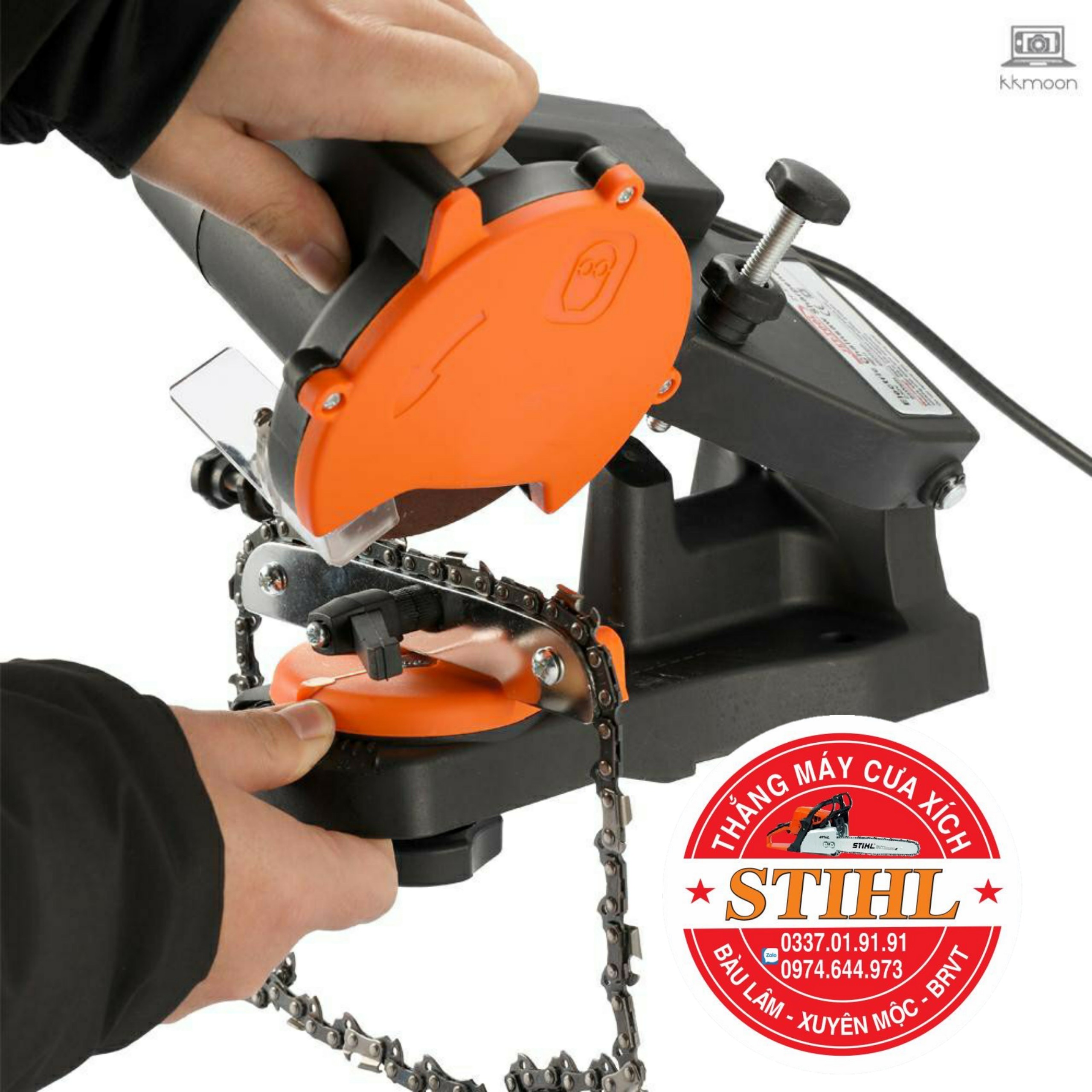 máy mài xích  ( máy dũa xích ) dùng điện 220v