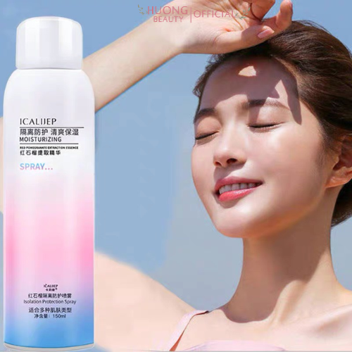 Xịt chống nắng Maycreate 150ml nâng tone dưỡng ẩm cho da