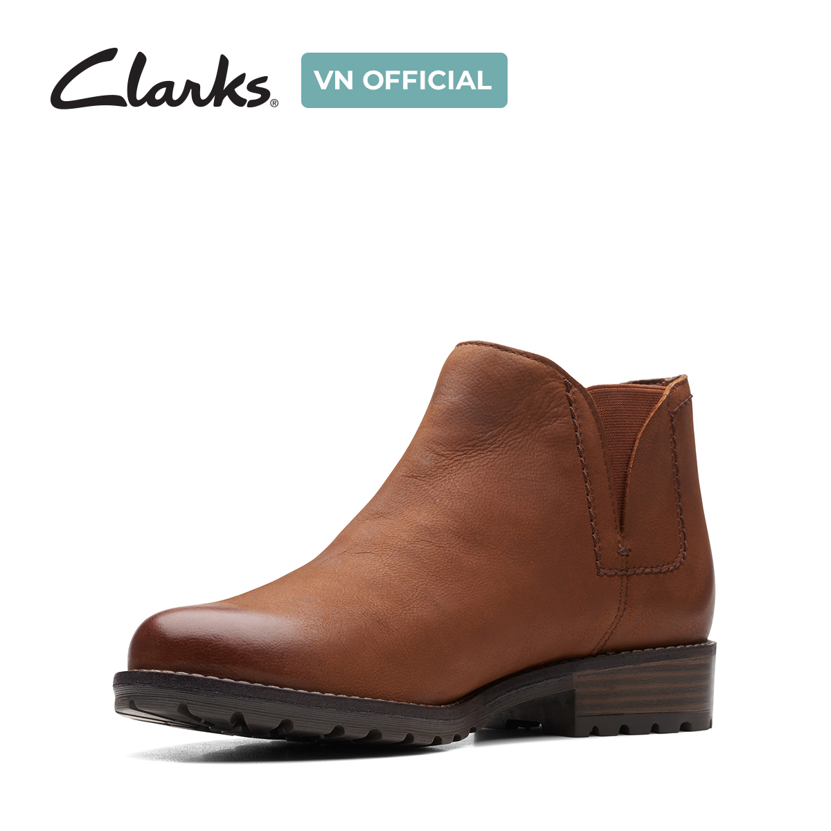 Giày Bốt Da Nữ Clarks - Clarkwell Demi