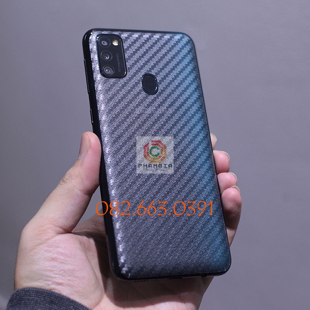 Miếng Dán Mặt Lưng Skin Carbon Samsung Galaxy M21