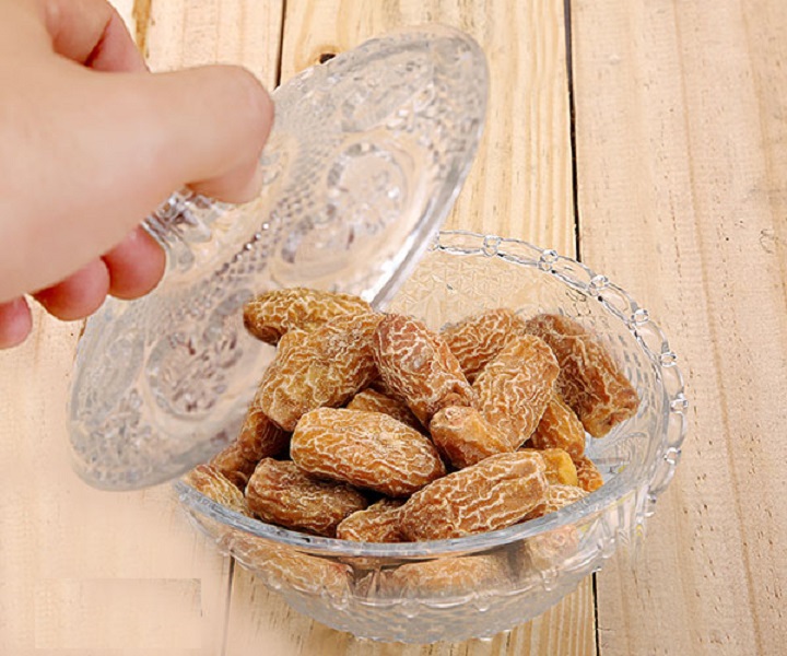 Thố Thủy Tinh Đựng Mứt, Hạt Dưa