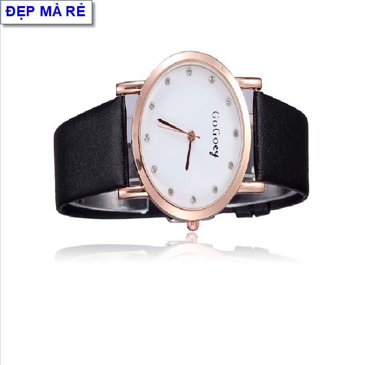 ( Tặng kèm thêm 1 viên pin ) Đồng hồ Nữ Đẹp Mà Rẻ số đá xinh xắn