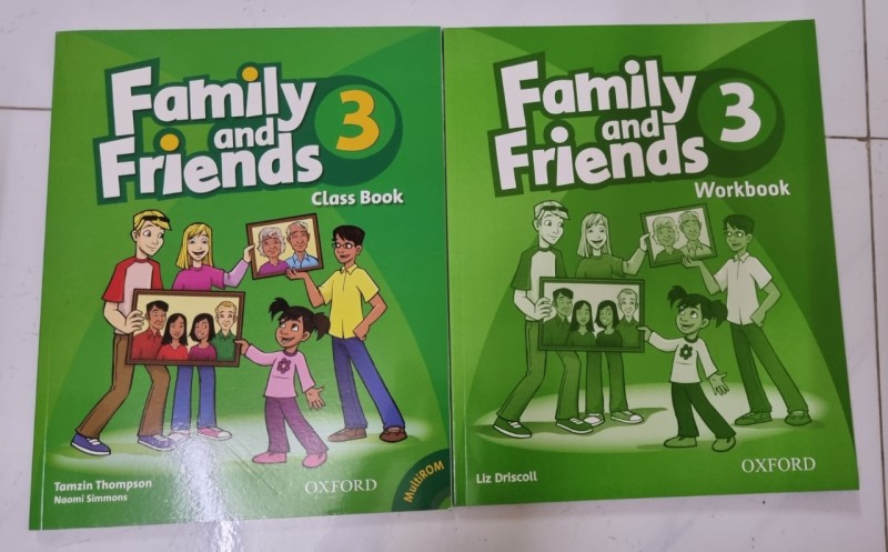 Bộ Family and Friends 3 bản 1st [bộ 2 cuốn]