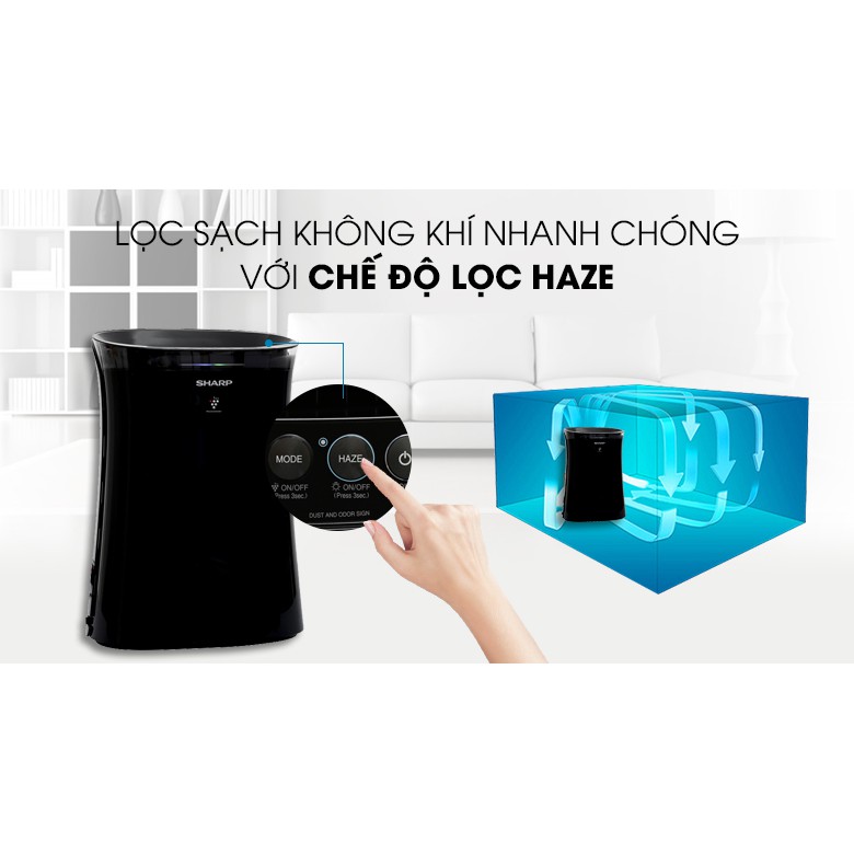 [HCM]Máy lọc không khí có bắt muỗi Sharp FP-GM50E-B (Miễn phí giao tại HCM-ngoài tỉnh liên hệ shop)