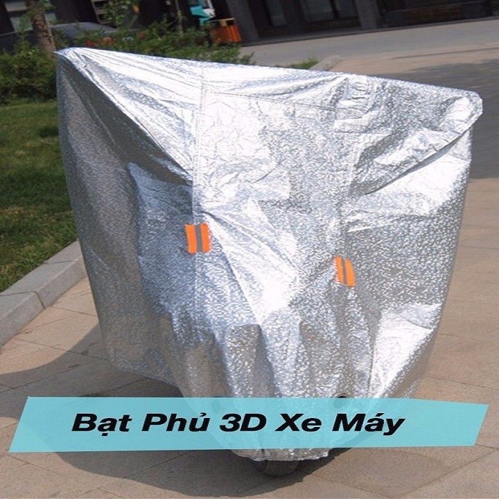 Bạt phủ xe máy 3D tráng bạc cao cấp