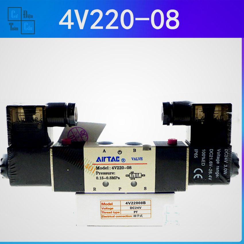 Van Điện Từ 4V220-08 24v 220v