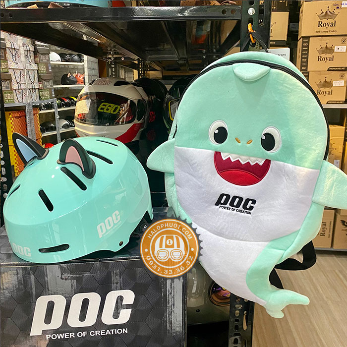 (Chính Hãng) Balo Baby Shark POC Cá Mập