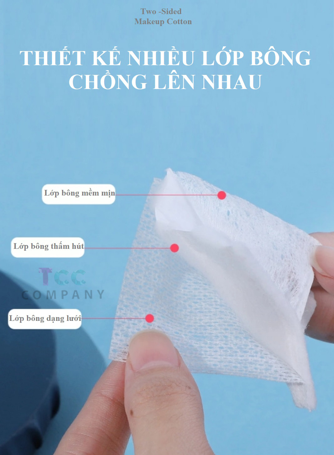4 Cuộn Khăn Lau Mặt Tiệt Trùng - 2 Túi Bông Tẩy Trang Monkids