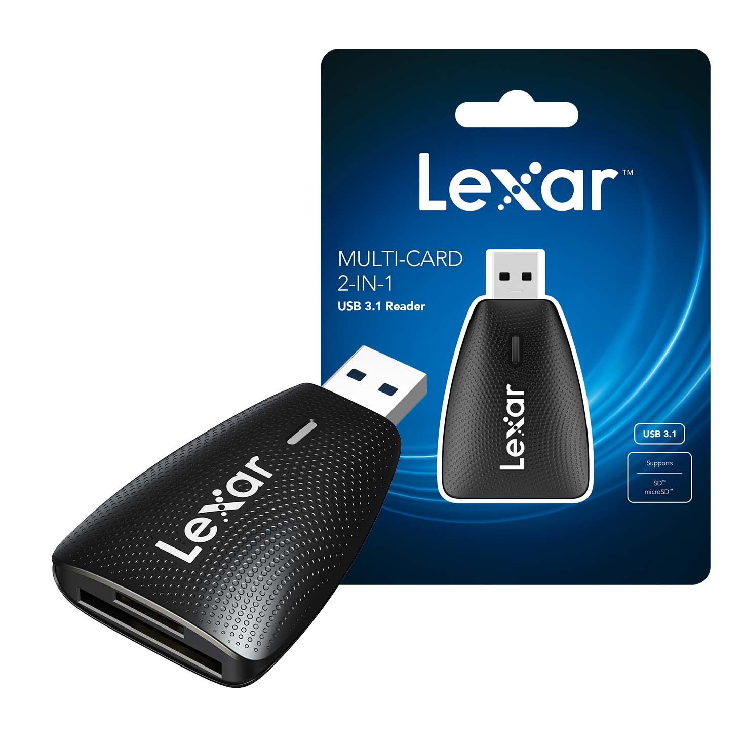 Đầu đọc thẻ nhớ Lexar Multi-Card 2-in-1 USB 3.1 Card Reader