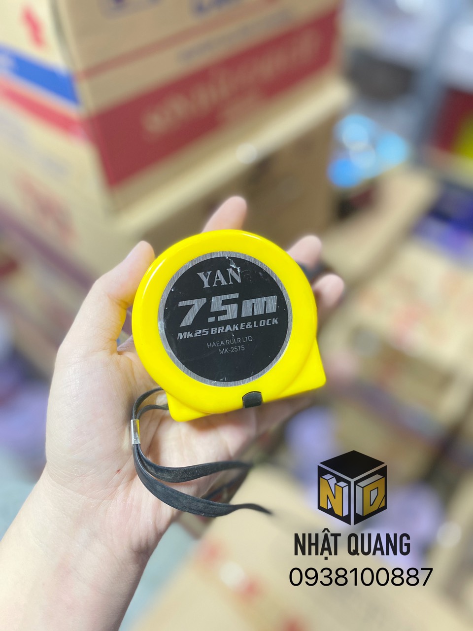 Thước Kéo Yan Loại 1 - Có Lỗ Ban/Số (5m,7.5m,10m)