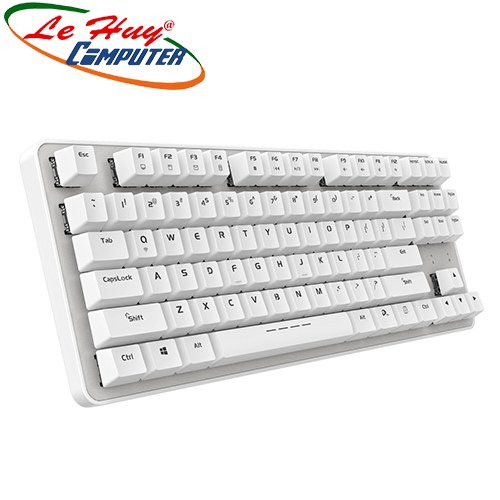 Dareu Ek807G White Wireless Mechanical Keyboard (Blue/ Brown/ Red Switch)