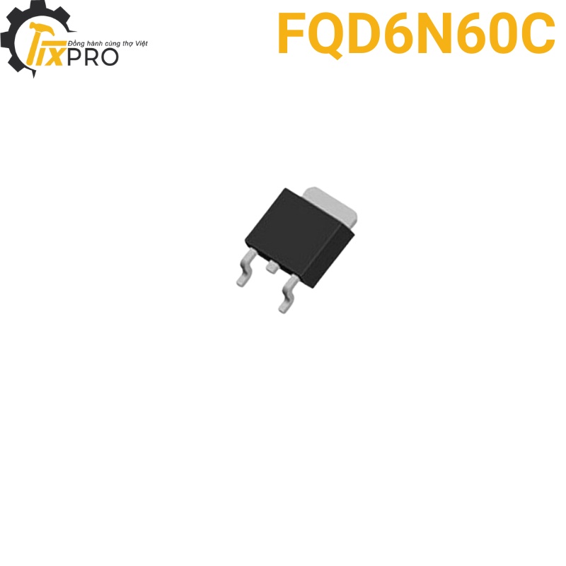 Mosfet dán fqd1n60c 2n60c 4n60c 5n60c 6n60c 8n60c 20n60c 50n60c