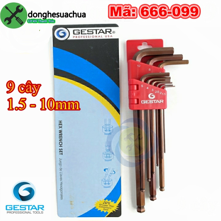 [HCM]Bộ lục giác đầu bi Gestar 666-099