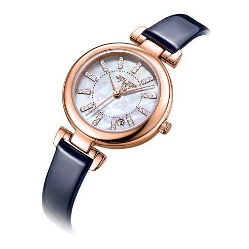 Đồng Hồ Nữ JS-016 Julius Star Hàn Quốc dây da
