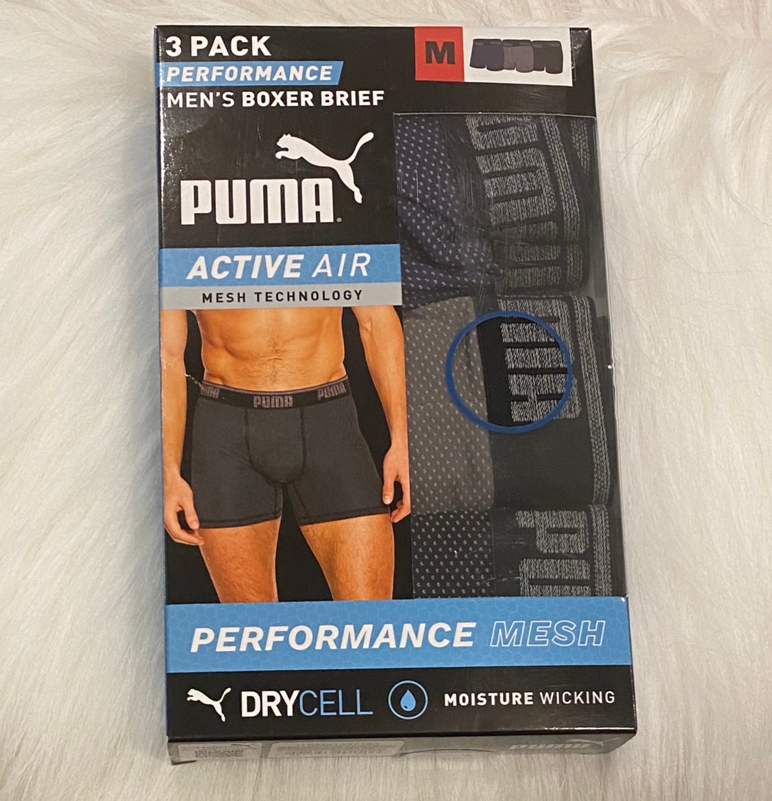 Quần lót nam Puma Men's Mesh Boxer Brief