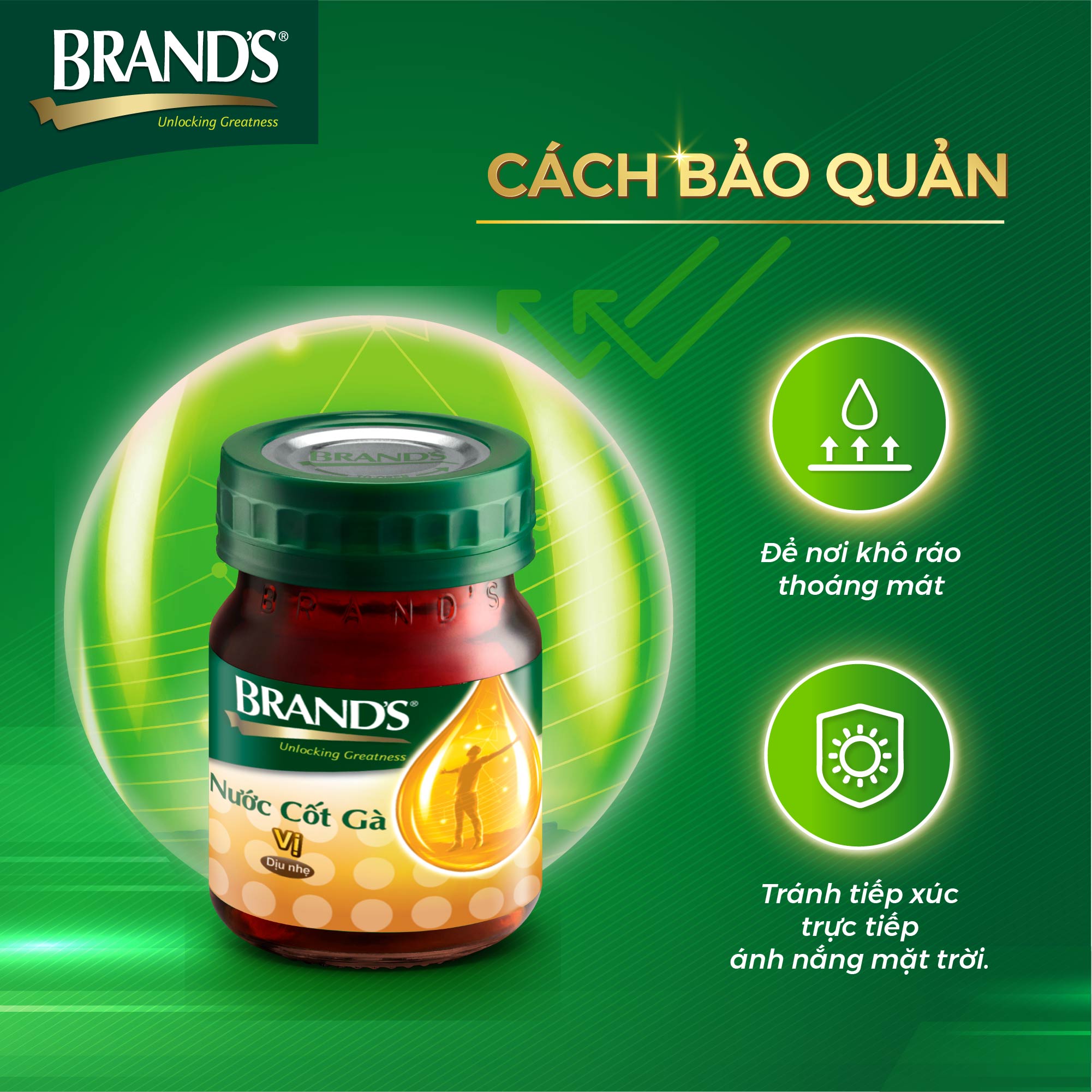 Combo 3 Hộp 6 Chai Nước Cốt Gà BRAND'S Vị Dịu Nhẹ (42ml/Chai)