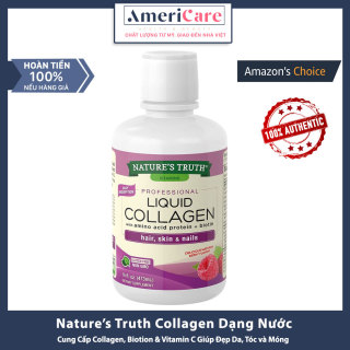 [Bill Mỹ ] Nước Collagen NATURE TRUTH dạng nước bổ sung collagen, biotion & vita C giúp đẹp da, tóc, móng (473ml) thumbnail