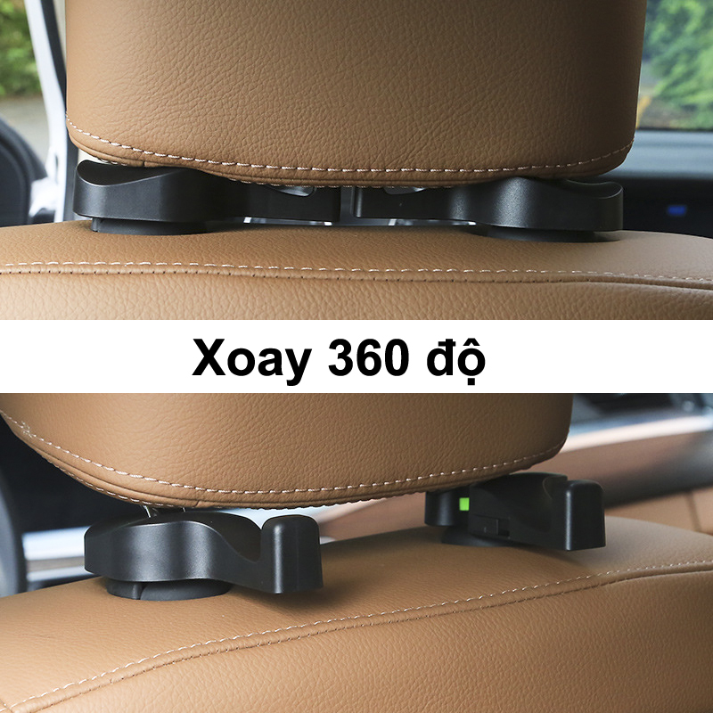 Combo 2 Móc Treo Đồ Sau Ghế Xe Ô Tô