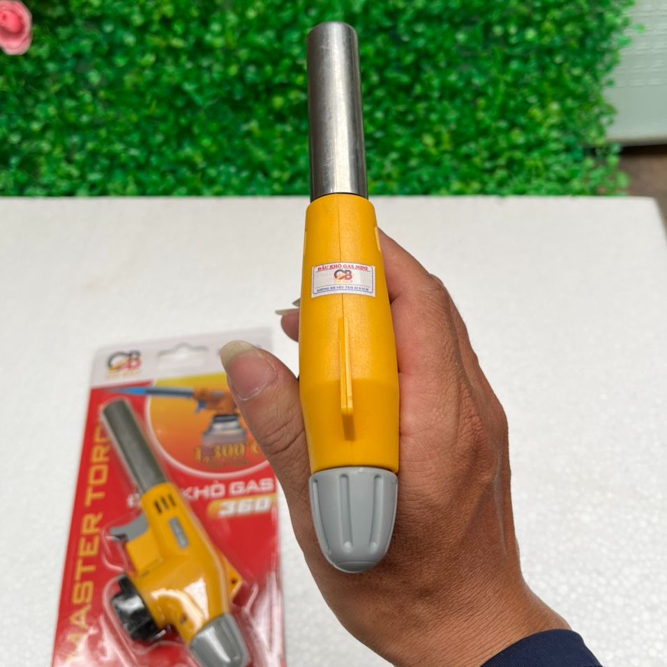 Đầu khò gas mini Đánh Lửa Tự Động - Đầu khò bình gas mini Đánh Lửa Tự Động 920 Vàng-
