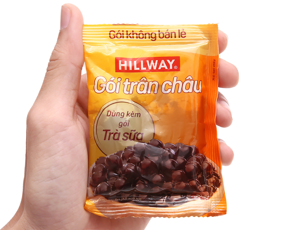 (SIÊU TIẾT KIỆM) Set Gói Lẻ Trà Sữa Trân Châu Hillway 52g (1 gói trà và 1 gói trân châu)