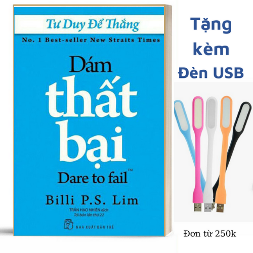 Tư Duy Để Thắng - Dám Thất Bại - Tặng bookmark
