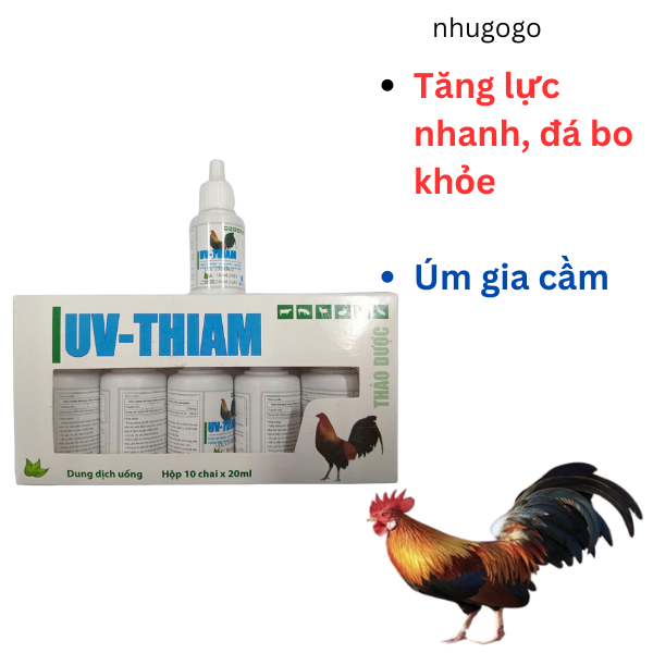 UV Thiam 20 ml tăng lực, tăng bo cho gà
