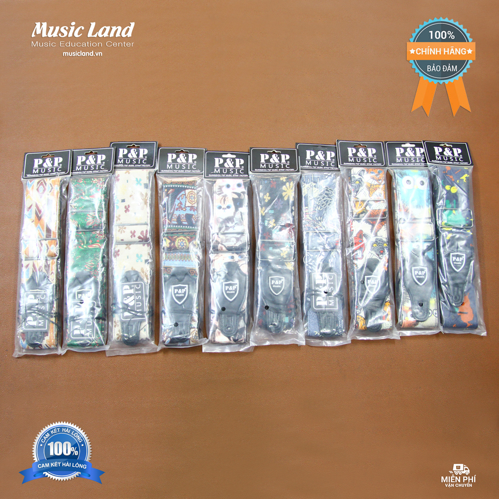 Dây Đeo Đàn Guitar P&P – Chính Hãng