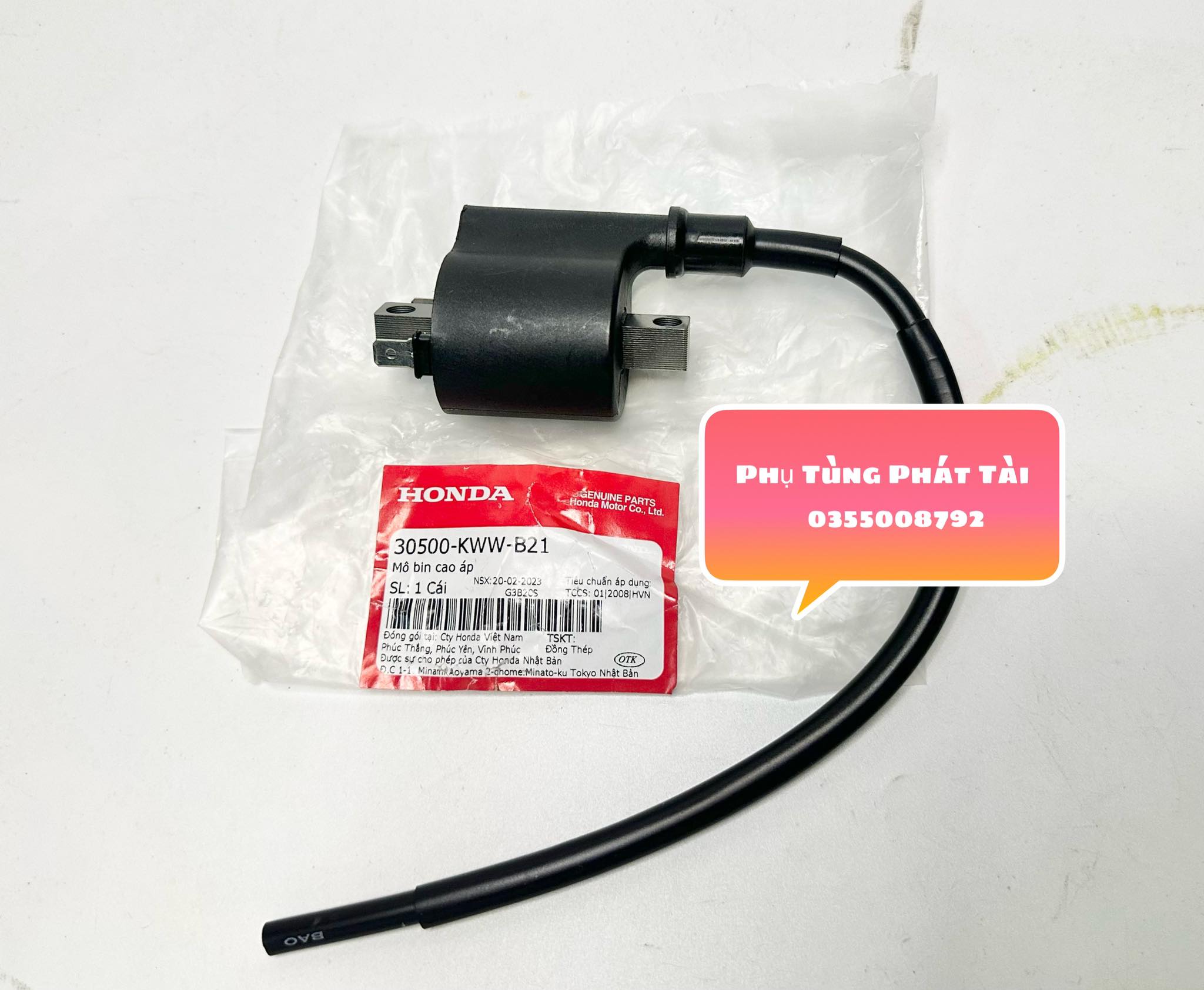 Mô Bin Sườn Wave S110 - Blade - RSX - Wave A110 Chính Hãng Honda