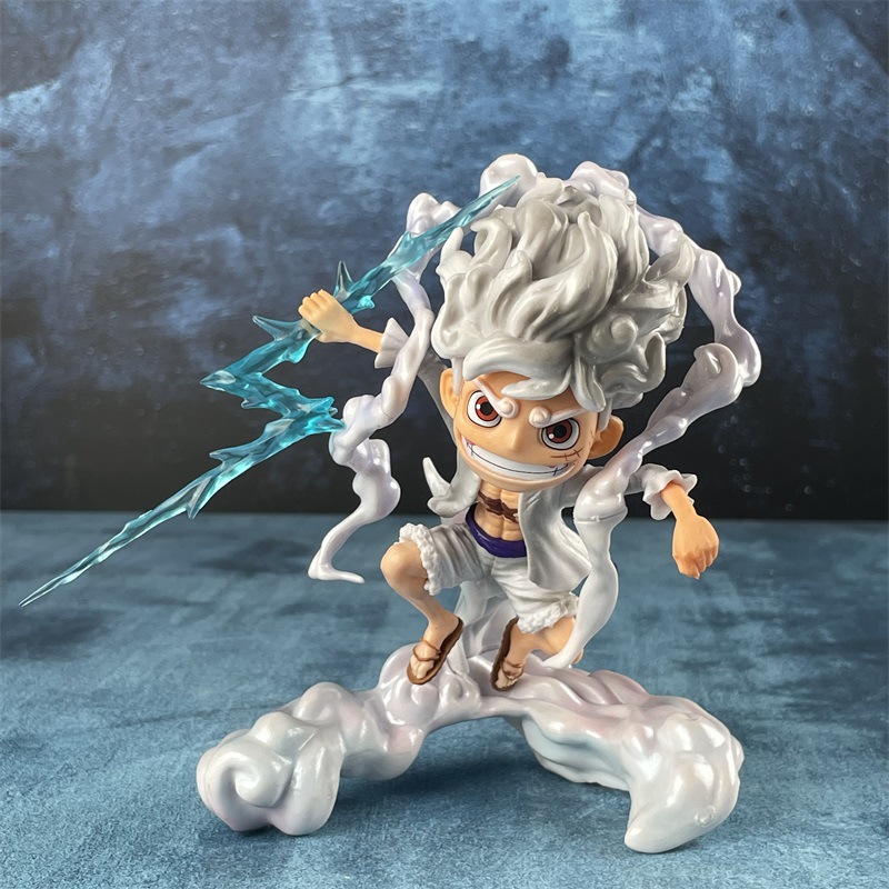 Mô hình One Piece - Luffy Gear 5 Thần Mặt Trời Chibi