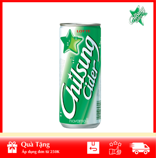 [ HÀNG CÔNG TY NHẬP KHẨU ] Nước Giải Khát Soda Vị Chanh Chilsung Cider 250ml