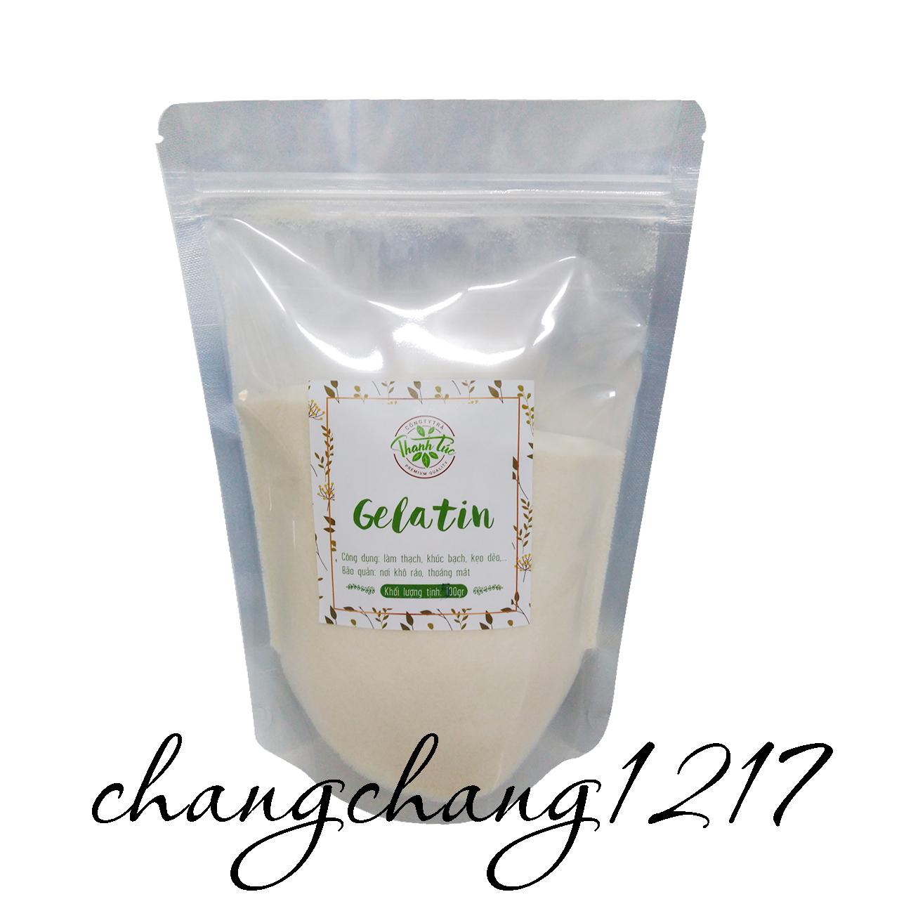 Bột Gelatin Loại 2 Làm Khúc Bạch Gói 500g