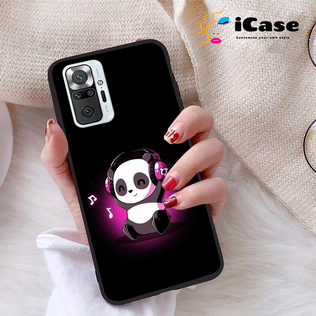 Ốp lưng Xiaomi Redmi Note 10 Pro viền dẻo TPU BST Panda