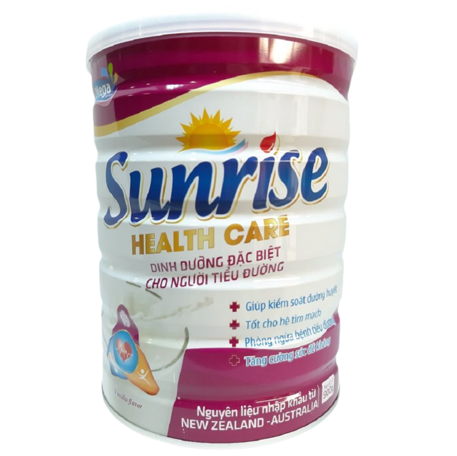 Sữa cho người tiểu đường giúp ổn định đường huyết Sunrise Health Care 900g