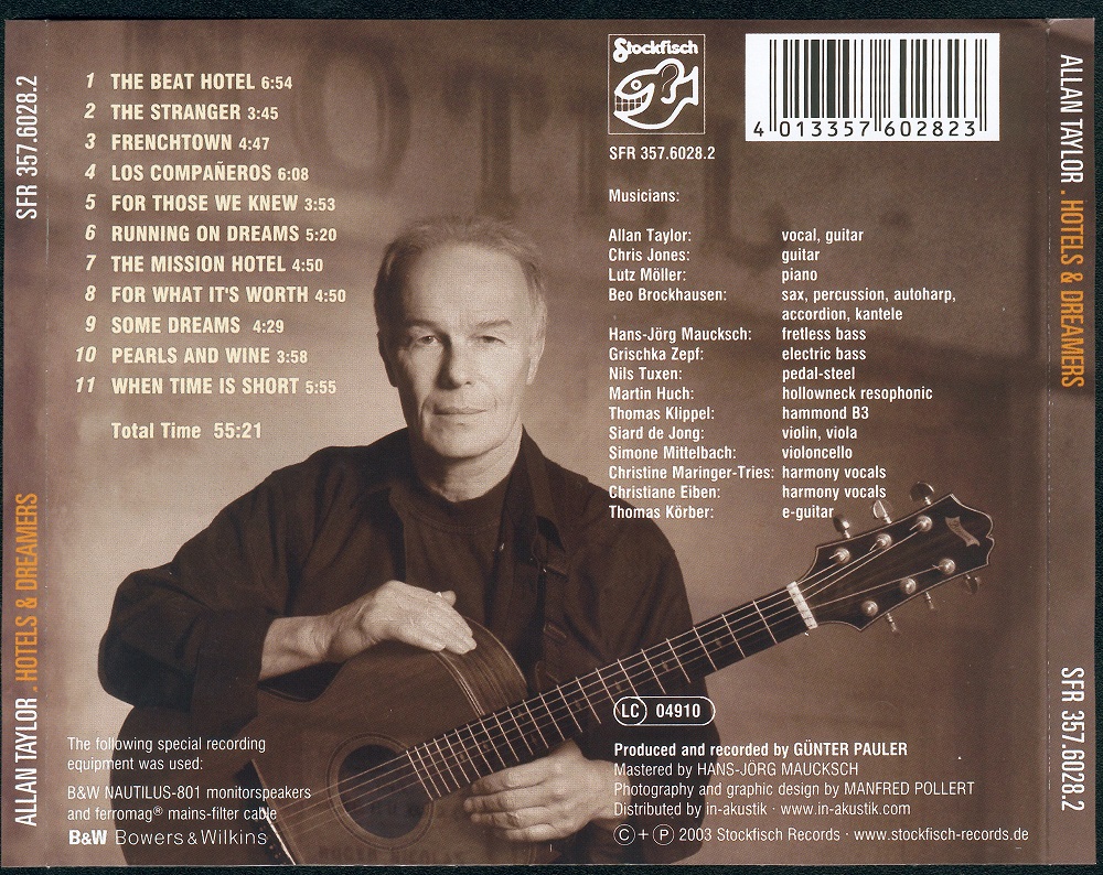 bộ 4 đĩa cd nhạc allan taylor 1