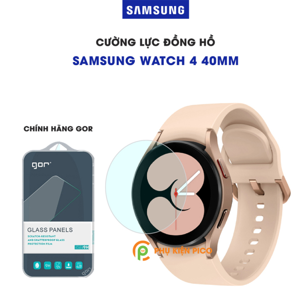 Cường lực Samsung Galaxy Watch 4 40mm full màn hình chính hãng Gor - Dán màn hình đồng hồ Samsung Watch 4 40mm