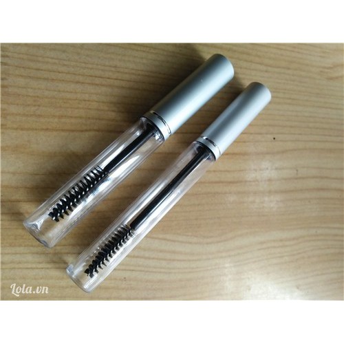 Vỏ chai mascara nắp bạc 8ml ( Lọ chuốt mi ) đựng dầu dừa,...