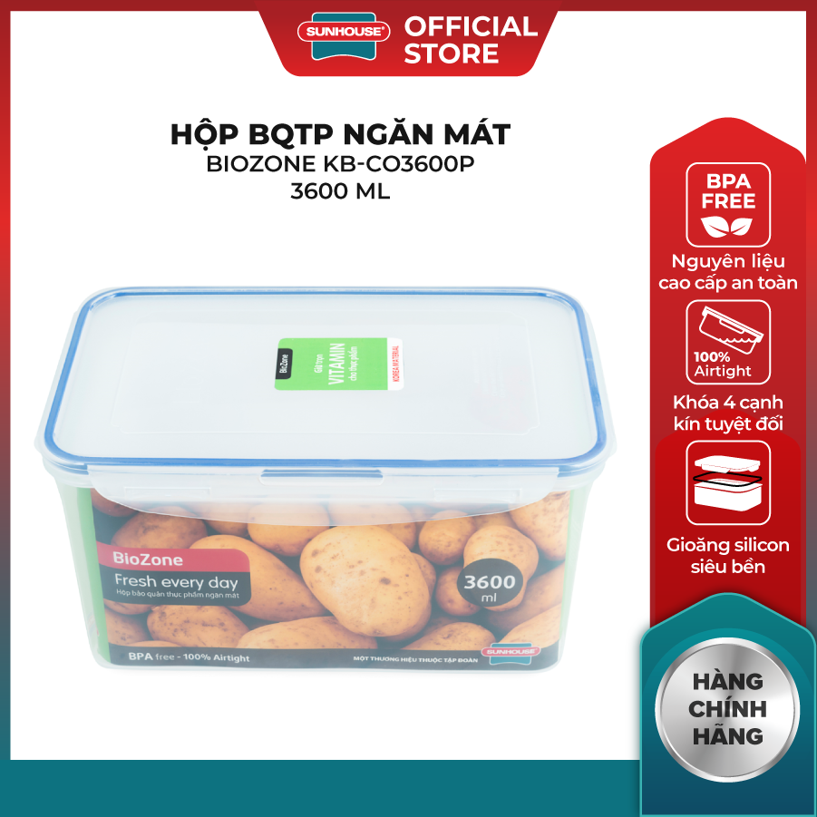 Hộp bảo quản thực phẩm ngăn mát Biozone…