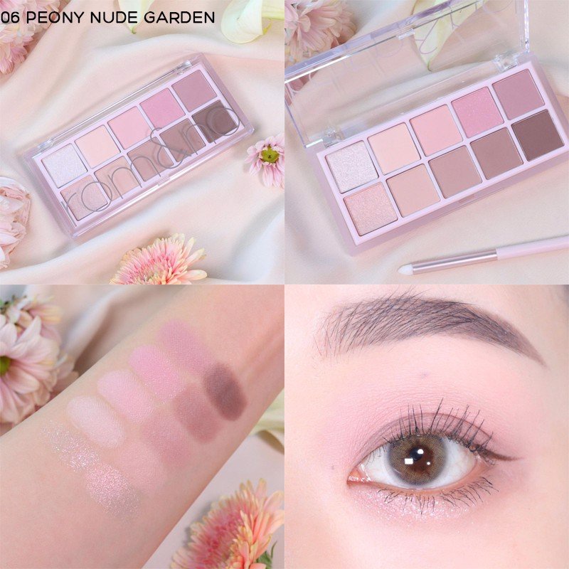 Bảng Phấn Mắt 10 Ô Lấp Lánh Romand Better Than Eye Palette