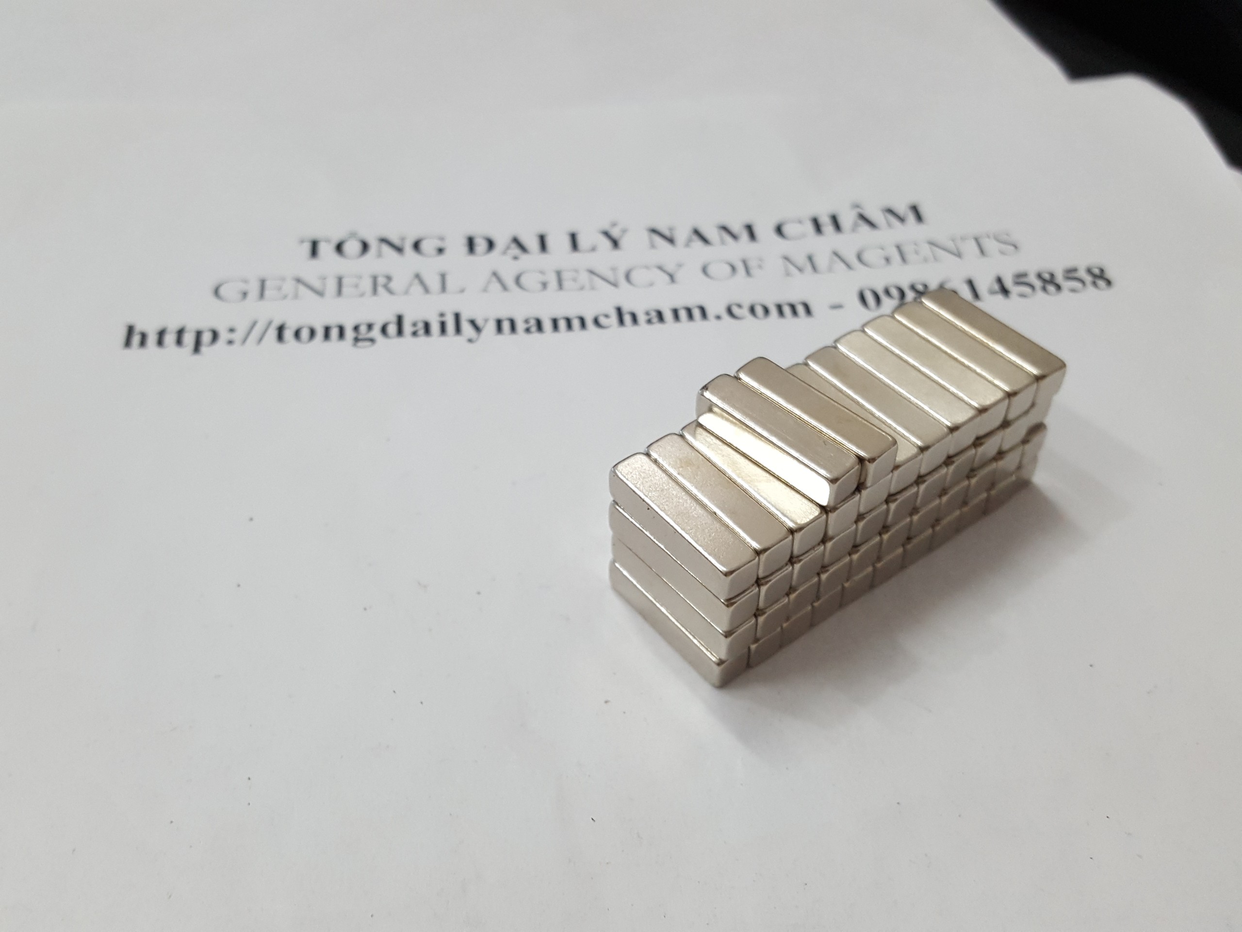 20 viên nam châm 20x5x5mm
