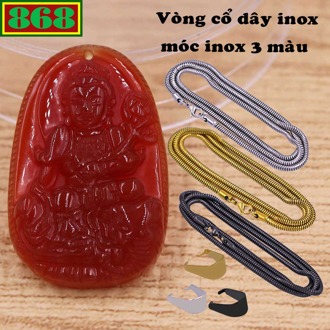 Face Buddha Samantabhadra Bodhisattva red agate enclosed stainless steel necklaces solid, buddha pendant the par, real smart vương-a di đà-đại Japanese Tathagata-Grand World chí-hư not tạng-phổ hiền-thiên craft favor nhãn-văn revengeful