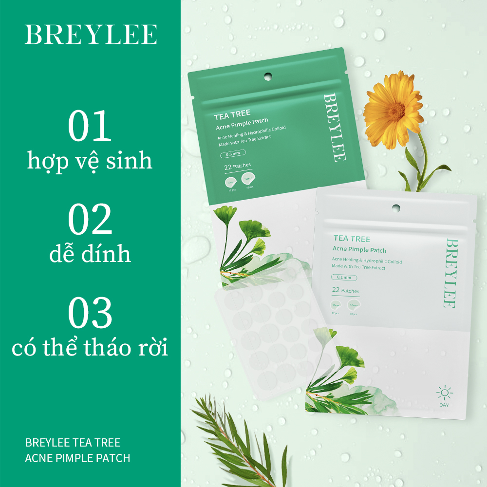 BREYLEE Acne Patch 22 Dots (Night Use ) BREYLEE Miếng dán mụn 22 chấm (Sử dụng ban đêm)