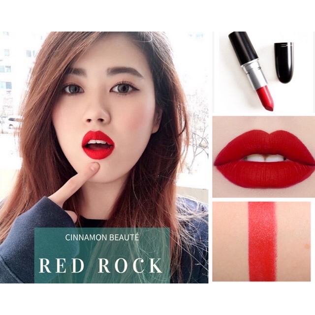 (Bill Mỹ) Son M.A.C Red Rock 640 Màu Đỏ