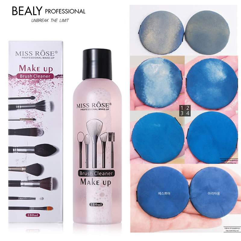 NƯỚC RỬA CỌ MISS ROSE MAKE UP BRUSH CLEANER 180ML
